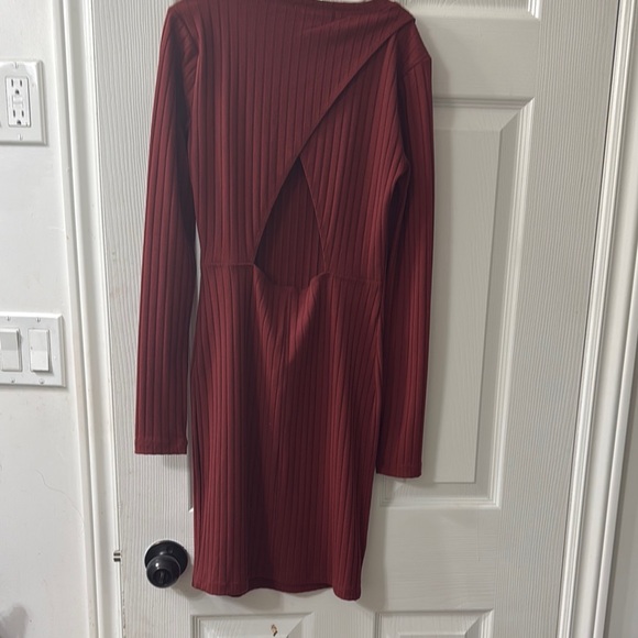 Forever 21 Ribbed Dress with Cutout Back - US (S) Like New - Picture 1 of 3